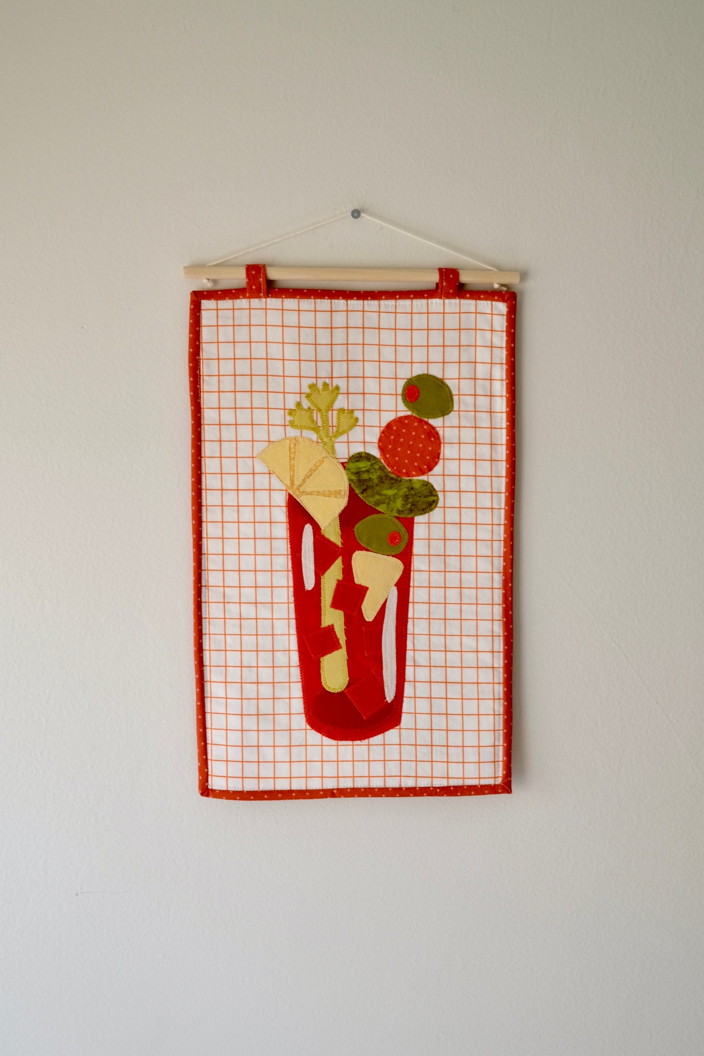 Bloody Mary Quilted Wall Hanging