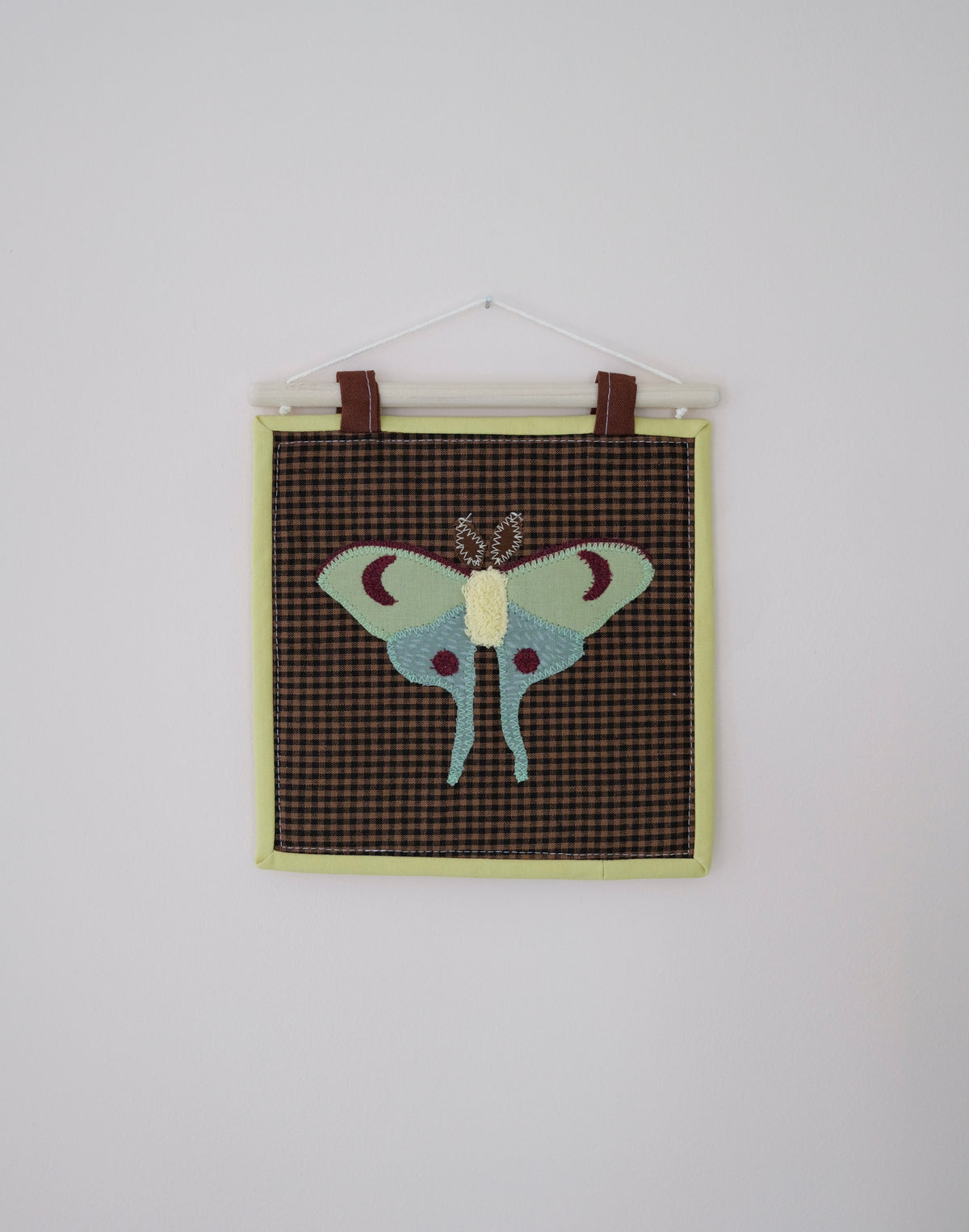 Luna Moth Tiny Quilt