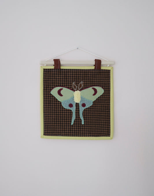 Luna Moth Tiny Quilt